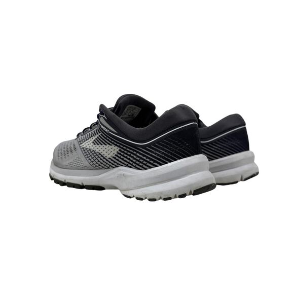 Brooks Launch 5 Grey/Ebony/White 6 - Picture 6 of 9